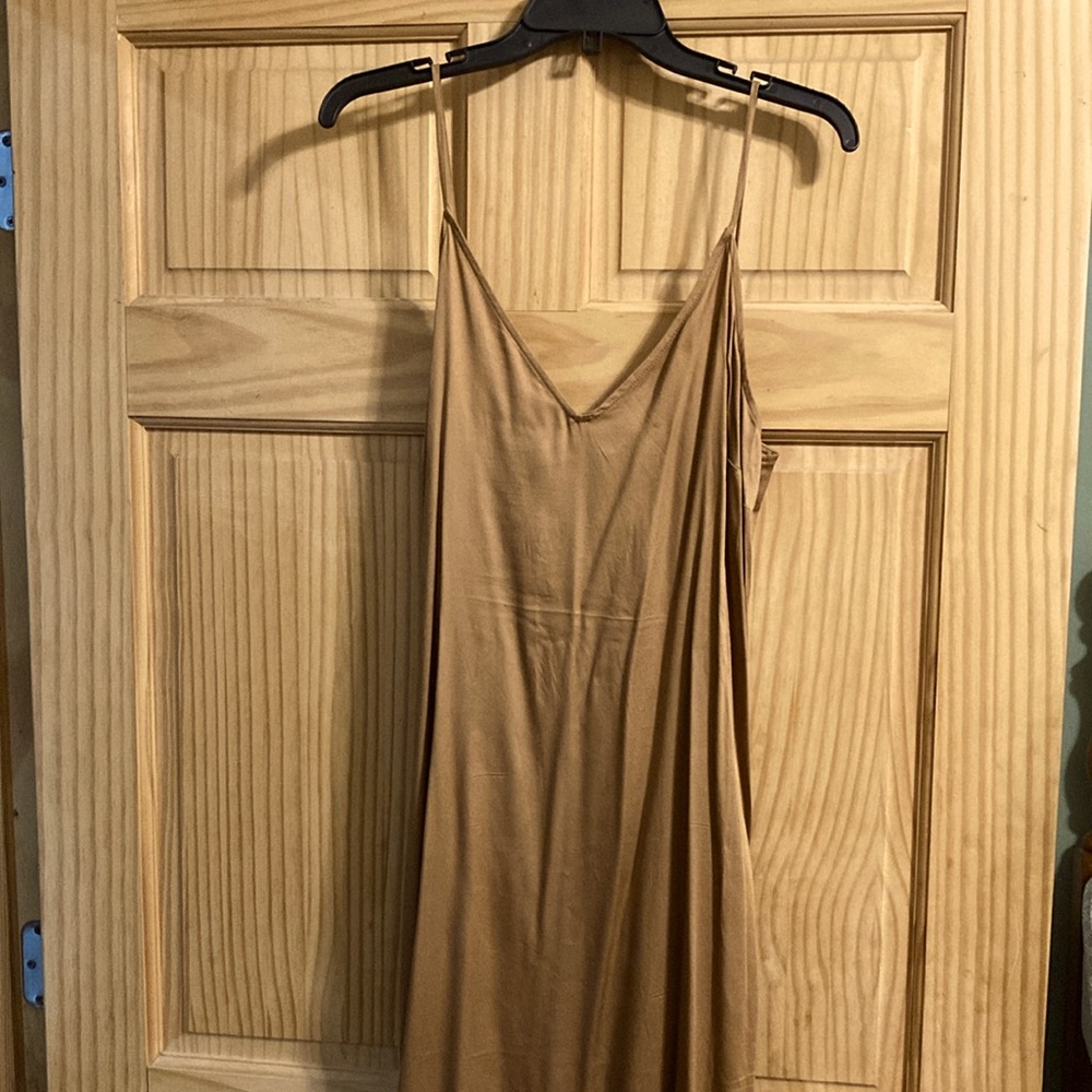 🔥3/$10 old navy gold dress LG